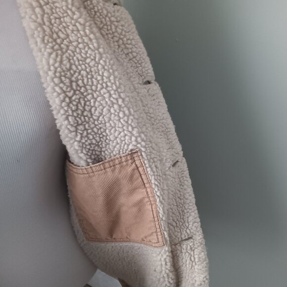 Levi's Corduroy Sherpa Lined Trucker Coat L Large - Picture 6 of 8